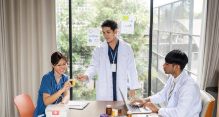 people having meeting