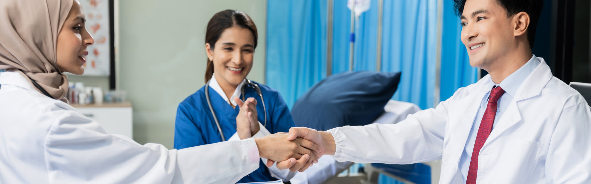 people shaking hands