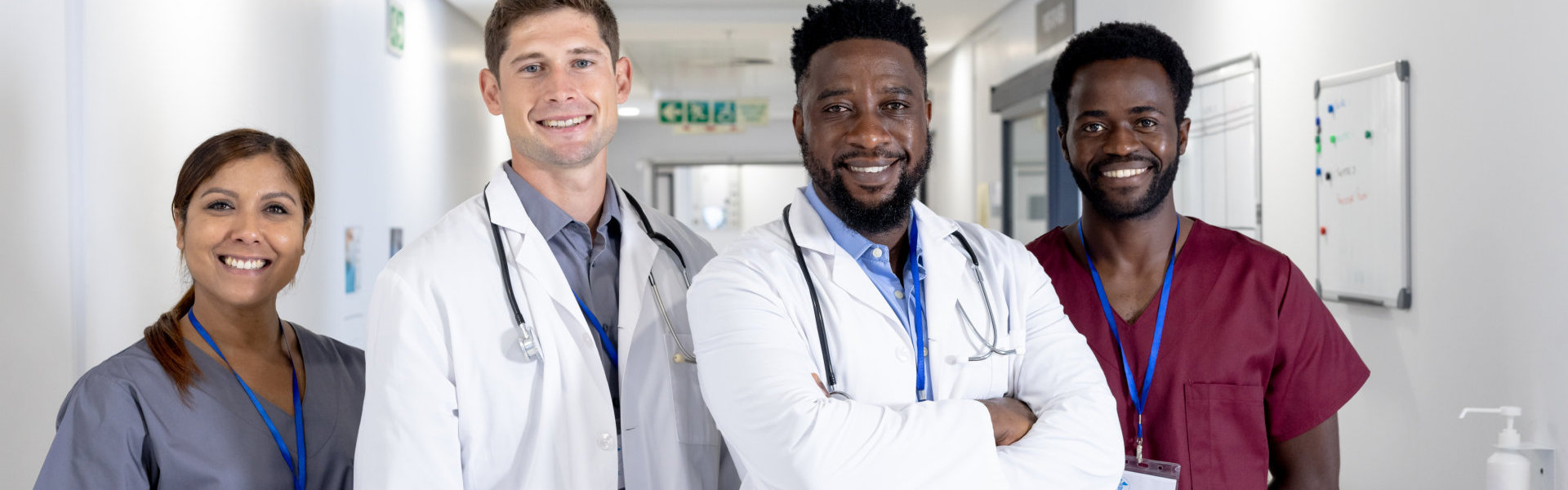 Group of healthcare smiling