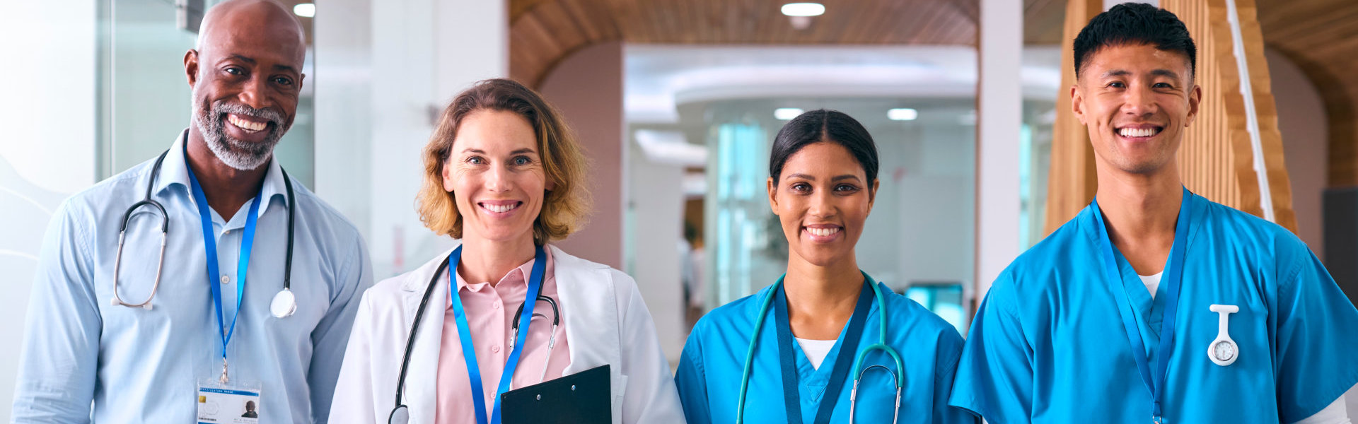 Group of healthcare smiling